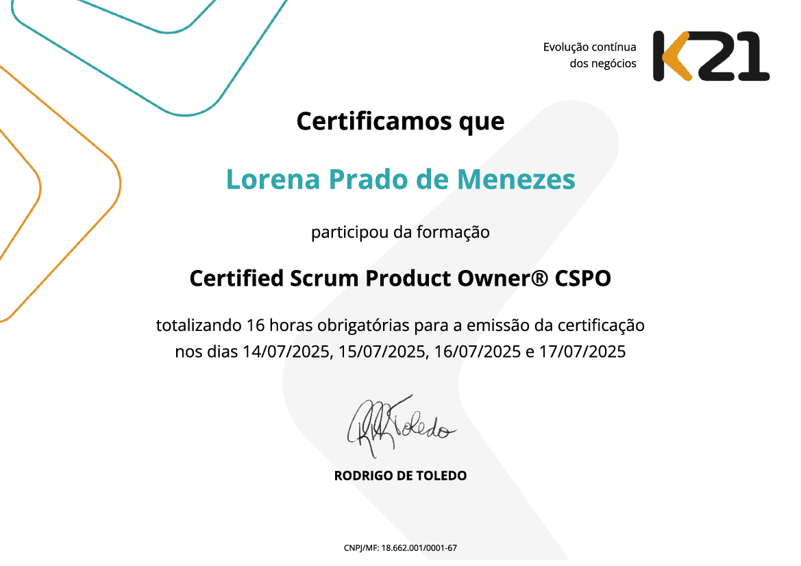 Certificado K21